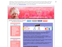 Tablet Screenshot of educazionebambini.org